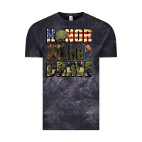 Cloud Black Honor the brave 4th of july Vintage Tee - CowGirlArtShop