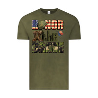 Vintage Olive Honor the brave 4th of july Vintage Tee - CowGirlArtShop