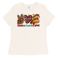 Bone peace love tacos Ladies Tee - AdoDesignShop