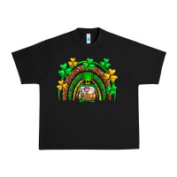 Black St. Patrick's Day gnome rainbow Urban Heavy Tee - Neo Western