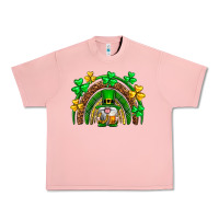 Salmon St. Patrick's Day gnome rainbow Urban Heavy Tee - Neo Western