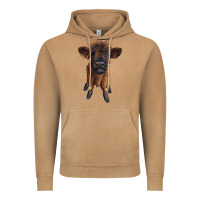 Vintage Camel highland cow calf Vintage Hoodie - RanaPortraitStore