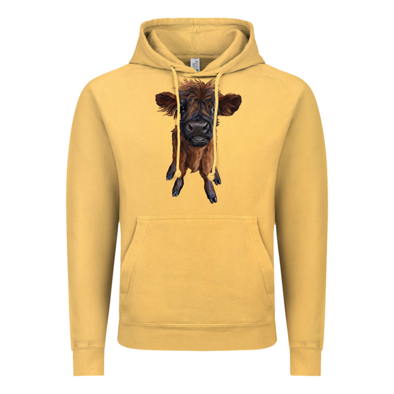 Highland Cow Calf Vintage Hoodie by RanaPortraitStore | Teevron
