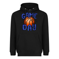 Black game day basketball Heavyweight Hoodie - MaliasSmallBusiness