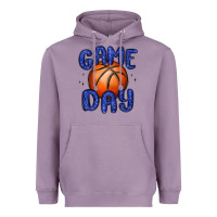 Lavender game day basketball Heavyweight Hoodie - MaliasSmallBusiness