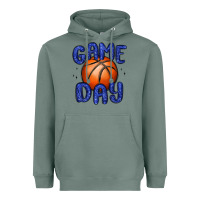 Sage game day basketball Heavyweight Hoodie - MaliasSmallBusiness