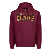Burgundy black women are dope Premium Hoodie - LillyAllenDesigns