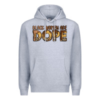 Heather Grey black women are dope Premium Hoodie - LillyAllenDesigns