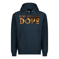 Navy black women are dope Premium Hoodie - LillyAllenDesigns