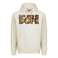 Oatmeal Heather black women are dope Premium Hoodie - LillyAllenDesigns