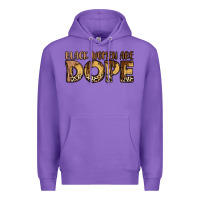 Purple black women are dope Premium Hoodie - LillyAllenDesigns