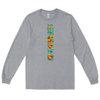 Heather Grey Fall Pumpkin Long Sleeve Tee - BundleAndBundleShop