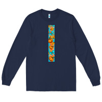 Navy Fall Pumpkin Long Sleeve Tee - BundleAndBundleShop