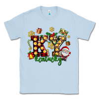 Dusty Blue ky kentucky christmas Classic Tee - AdoDesignShop