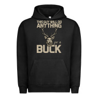 Pigment Black Funny Hunters Will Do Anything For a Buck Hunting Urban Hoodie - Bettercallsaul