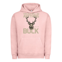 Pigment Salmon Funny Hunters Will Do Anything For a Buck Hunting Urban Hoodie - Bettercallsaul