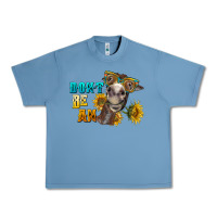 Pebble Blue don't be an ass donkey Urban Heavy Tee - BarkalooDesign