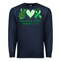 Peace Love Cure Gallbladder Cancer Premium Sweatshirt | Teevron