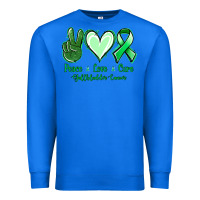 True Royal Peace love cure Gallbladder Cancer Premium Sweatshirt - NancyCooperArtShop