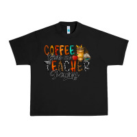 Black coffee gives me teacher Urban Heavy Tee - CowhideDigitalArt