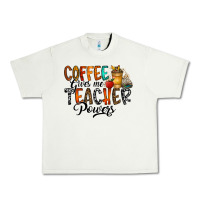 Pistachio coffee gives me teacher Urban Heavy Tee - CowhideDigitalArt