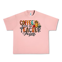 Salmon coffee gives me teacher Urban Heavy Tee - CowhideDigitalArt