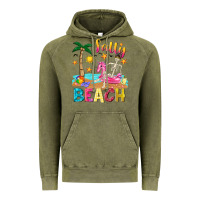 Vintage Olive salty beach Vintage Hoodie - texasbilliewilder