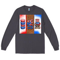 Smoke usa macaroon and boots Long Sleeve Tee - AdoDesignShop