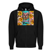 Black mama bear Zipper Hoodie - Artiststas