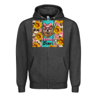 Charcoal Heather mama bear Zipper Hoodie - Artiststas