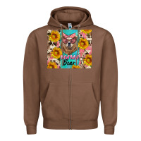 Chestnut mama bear Zipper Hoodie - Artiststas