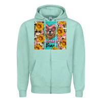 Seafoam mama bear Zipper Hoodie - Artiststas