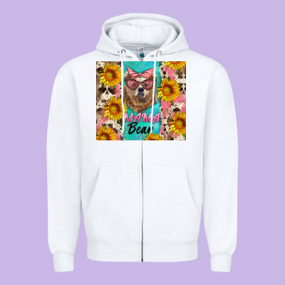 Mama Bear Zipper Hoodie Designed By Artiststas