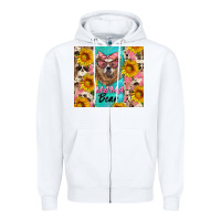 White mama bear Zipper Hoodie - Artiststas