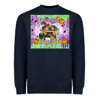 Halloween School Bus Heavyweight Sweatshirt | Teevron