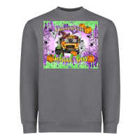 Storm Halloween School Bus Heavyweight Sweatshirt - texasbilliewilder
