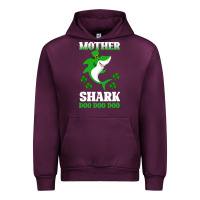 Mauve Wine Mother Shark Doo Doo Doo Urban Hoodie - Bettercallsaul