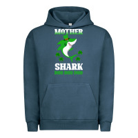 Pigment Midnight Navy Mother Shark Doo Doo Doo Urban Hoodie - Bettercallsaul