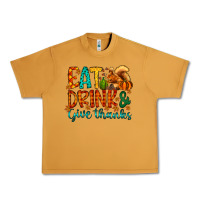 Peanut Butter eat drink give thanks Urban Heavy Tee - CowhideDigitalArt
