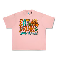 Salmon eat drink give thanks Urban Heavy Tee - CowhideDigitalArt
