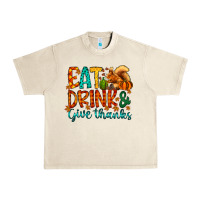 Sandshell eat drink give thanks Urban Heavy Tee - CowhideDigitalArt