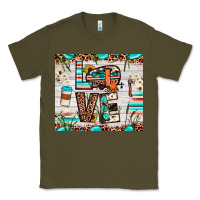 Army Green love camp Classic Tee - JahusDesignShop
