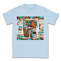 Dusty Blue love camp Classic Tee - JahusDesignShop