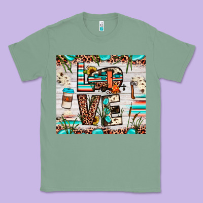 Love Camp Classic Tee Designed By Jahusdesignshop