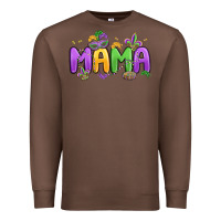 Chestnut mardi gras mama Premium Sweatshirt - MaliasSmallBusiness