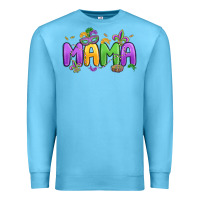 Ocean Blue mardi gras mama Premium Sweatshirt - MaliasSmallBusiness