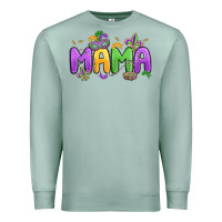 Seafoam mardi gras mama Premium Sweatshirt - MaliasSmallBusiness