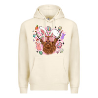 Tofu highland heifer easter Premium Hoodie - LillyAllenDesigns