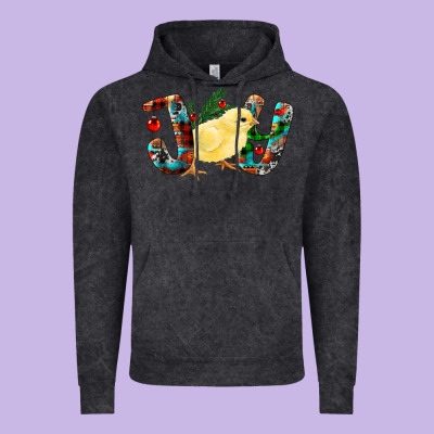 Christmas Joy Chick Vintage Hoodie Designed By Ranaportraitstore