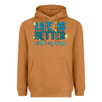 Meerkat life is better with my boys Heavyweight Hoodie - MaliasSmallBusiness